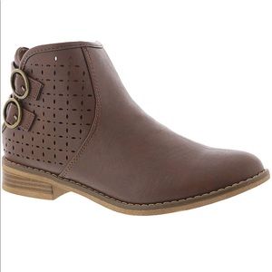 Rocket Dog Mindi Ankle Booties Brown Size 9